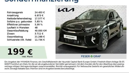 Auroraschwarz Neu 2025 Kia Stonic Spirit SUV | 24.450 € (Fairer Preis)