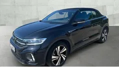 Schwarz Gebraucht 2022 VW T-Roc Cabriolet R-line Cabrio | 30.450 € (Fairer Preis)