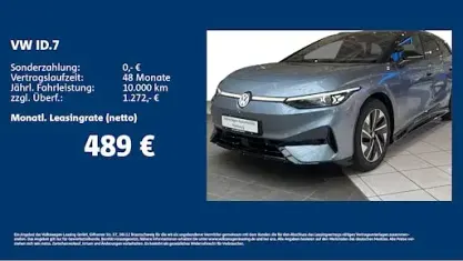 Nouă VW ID.7 Pro 210 kW (286 CP) 2025 Albastru Break