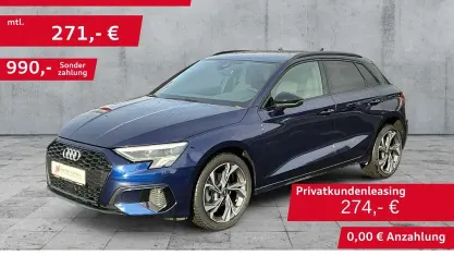 Gebraucht Audi A3 Advanced Plus 116 PS (85 kW) 2023 Navarrablau metallic Limousine