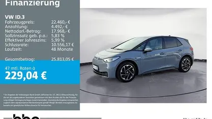 Gebraucht VW ID.3 Pro Performance 150 kW (204 PS) 2022 Grau Kleinwagen