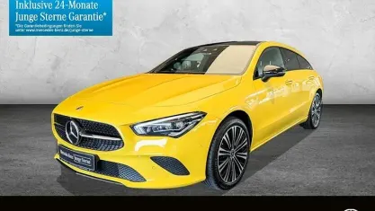 Gebraucht Mercedes CLA250e Night 160 PS (117 kW) 2022 Gelb Coupé