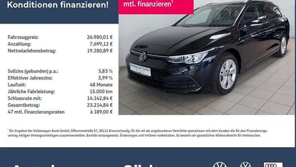Deep black perleffekt Gebraucht 2023 VW Golf VIII Life Kombi | 26.980 € (Fairer Preis)