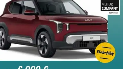 Neu Kia EV2 Air 108 kW (147 PS) 2026 Magmarot metallic SUV