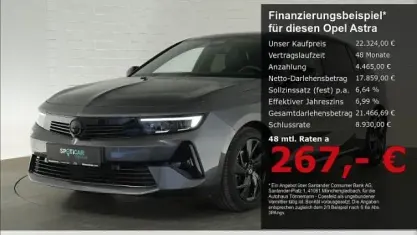 Gebraucht Opel Astra 131 PS (96 kW) 2025 Vulkan grau Kleinwagen