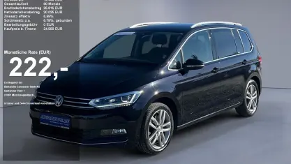 Gebraucht VW Touran 150 PS (110 kW) 2020 Deep black met Van / Kleinbus