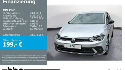 Gebraucht VW Polo Life 116 PS (85 kW) 2025 Silber Kleinwagen