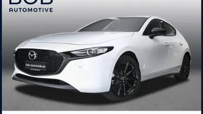 Neu Mazda 3 Homura-Line 140 PS (102 kW) 2026 Arctic white (weiß) Limousine