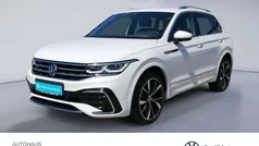 Pure white Gebraucht 2021 VW Tiguan R-line SUV | 35.950 € (Fairer Preis)