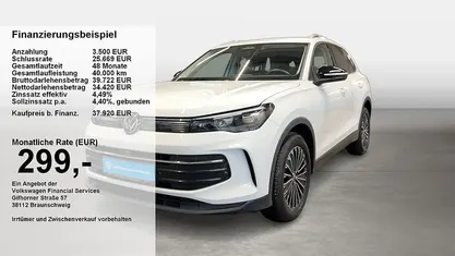 Pure white Gebraucht 2025 VW Tiguan Goal SUV | 37.920 € (Guter Preis)