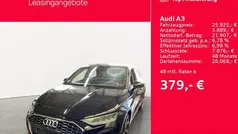 Schwarz Gebraucht 2022 Audi A3 Sportback Advanced Plus Limousine | 25.925 € (Fairer Preis)