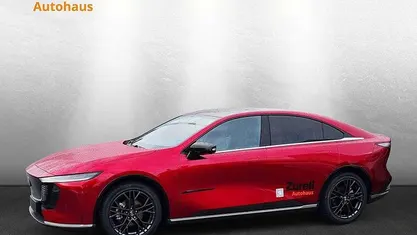 Soul red crystal Gebraucht 2025 Mazda 6e Takumi-Line Limousine | 39.580 € (Fairer Preis)