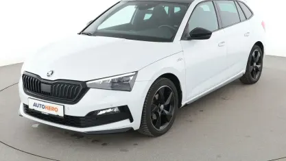 Gebraucht Skoda Scala Monte Carlo 110 PS (80 kW) 2021 Weiß Kleinwagen
