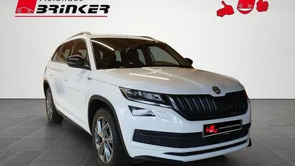 Moonweiss metallic Gebraucht 2018 Skoda Kodiaq SportLine SUV | 24.930 € (Guter Preis)