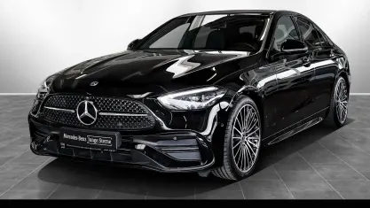 Gebraucht Mercedes C180 AMG 170 PS (125 kW) 2025 Metalliclack obsidianschwarz Limousine