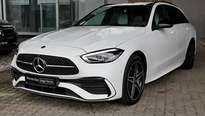 Unilack polarweiß Gebraucht 2024 Mercedes C300e AMG Kombi | 43.490 € (Fairer Preis)
