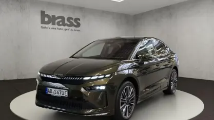 Gebraucht Skoda Enyaq iV 210 kW (286 PS) 2025 R2 olibogrün metallic SUV