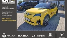 Pop yellow! metallic, dach bla Gebraucht 2025 Renault R5 Komfort Kleinwagen | 31.480 € (Fairer Preis)