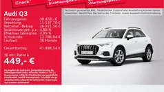 Gletscherweiß metallic Gebraucht 2025 Audi Q3 Advanced SUV | 38.459 € (Fairer Preis)