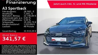 Gebraucht Audi A3 Advanced Plus 116 PS (85 kW) 2025 Mythosschwarz metallic Limousine