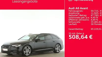Begagnad Audi A6 S-Line 245 HK (180 kW) 2025 Svart Kombi