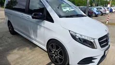 Bergkristallweiß metallic 674 Gebraucht 2018 Mercedes V250 Avantgarde Edition Van / Kleinbus | 47.950 € (Etwas zu teuer)