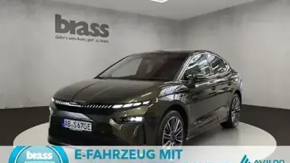 Gebraucht Skoda Enyaq iV 210 kW (286 PS) 2025 R2 olibogrün metallic SUV