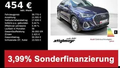 Navarrablau metallic Gebraucht 2024 Audi Q3 Sportback S-Line SUV | 39.770 € (Superpreis)