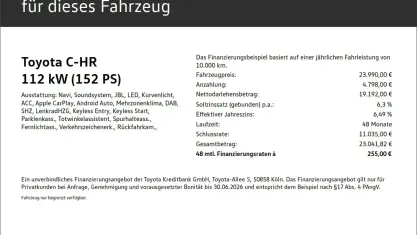 Gebraucht Toyota C-HR Lounge 184 PS (135 kW) 2022 Blau SUV