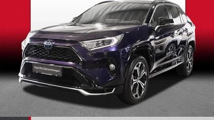 Gebraucht Toyota RAV4 Hybrid Style 306 PS (225 kW) 2021 Nagoyablau metallic / dach schwarz SUV