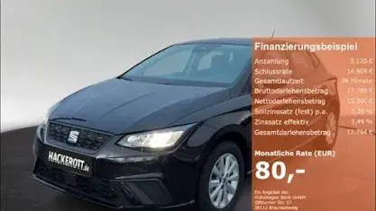 Gebraucht Seat Ibiza Style 116 PS (85 kW) 2024 Schwarz Kleinwagen