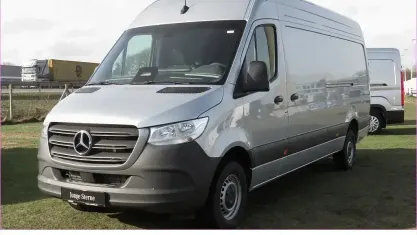 Ny Mercedes Sprinter 170 HK (125 kW) 2026 Sølv Van