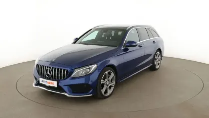 Gebraucht Mercedes C400 AMG line 333 PS (244 kW) 2017 Blau Kombi