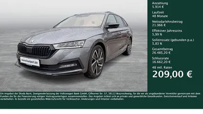 Gebraucht Skoda Octavia SportLine 150 PS (110 kW) 2023 Kombi