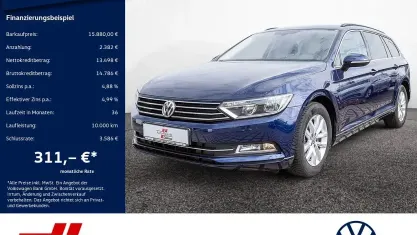 Usata VW Passat Comfortline 150 CV (110 kW) 2017 Blu Station wagon