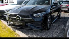 Metalliclack obsidianschwarz Gebraucht 2024 Mercedes C220 AMG Kombi | 39.990 € (Superpreis)