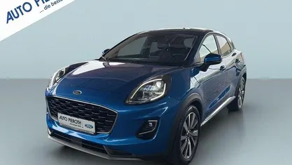 Desert island blue metallic Gebraucht 2022 Ford Puma Titanium X SUV | 19.350 € (Fairer Preis)