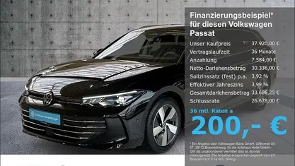 Gebraucht VW Passat Business 150 PS (110 kW) 2025 Schwarz Kombi