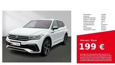 Pure white Gebraucht 2022 VW Tiguan Allspace R-line SUV | 37.880 € (Fairer Preis)