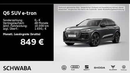 Grau Neu 2026 Audi Q6 e-tron Ambiente SUV | 81.890 € (Superpreis)