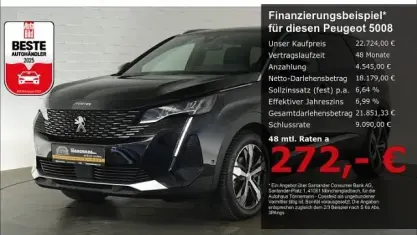 Gebraucht Peugeot 5008 Allure 131 PS (96 kW) 2023 Schwarz SUV