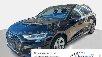 Mythosschwarz metallic Gebraucht 2024 Audi A3 S-Line Limousine | 23.890 € (Guter Preis)