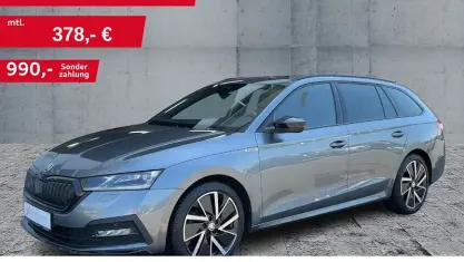 Gebraucht Skoda Octavia SportLine 150 PS (110 kW) 2022 Grau Kombi
