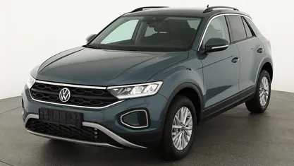 Neu VW T-Roc Life 150 PS (110 kW) 2025 Petroleum blue metallic SUV
