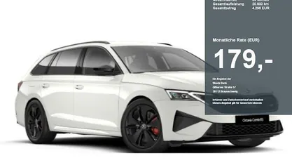 Weiß Neu 2026 Skoda Octavia RS Kombi | 42.290 € (Fairer Preis)