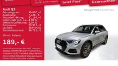 Silber Gebraucht 2025 Audi Q3 Advanced Plus SUV | 39.890 € (Fairer Preis)
