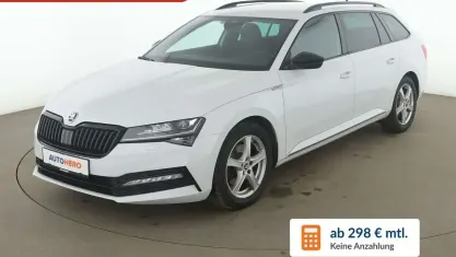 Używany Skoda Superb SportLine 190 KM (139 kW) 2020 Biały Kombi