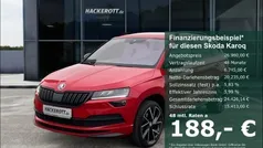 Rot Gebraucht 2022 Skoda Karoq SportLine SUV | 26.980 € (Fairer Preis)