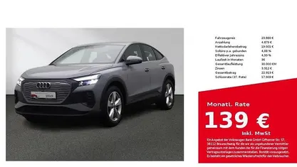 Kieselgrau Gebraucht 2022 Audi Q4 Sportback e-tron Comfort SUV | 23.880 € (Fairer Preis)