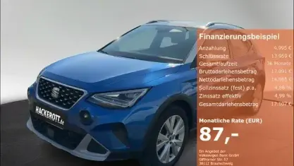 Second-hand Seat Arona Xperience 110 CP (80 kW) 2023 Albastru SUV